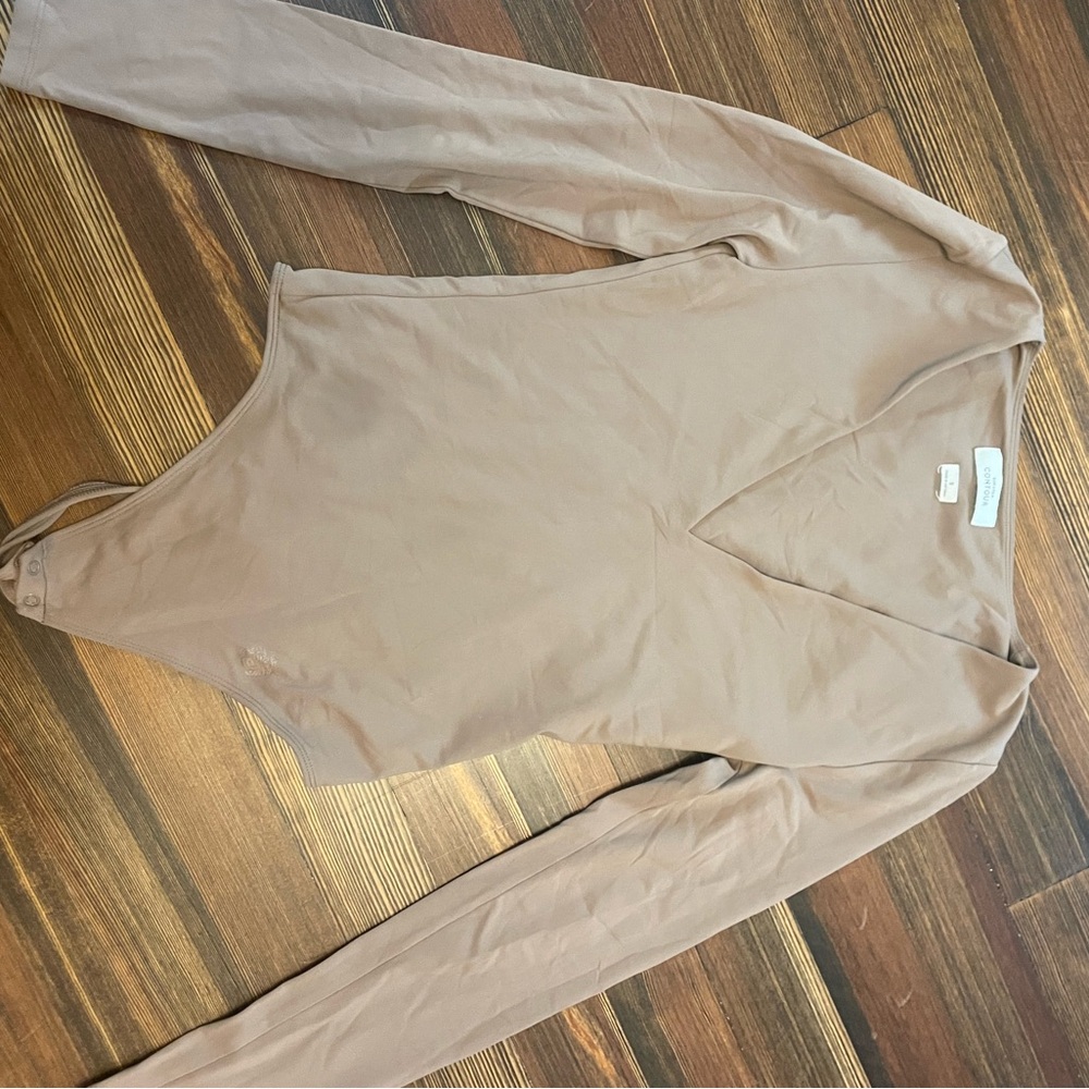 Aritzia Tan Bodysuit